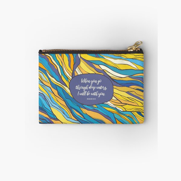 Item preview, When you go through deep waters, I will be with you. - Isaiah 43:2 designed and sold by StudioCitrine.