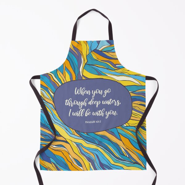 Item preview, When you go through deep waters, I will be with you. - Isaiah 43:2 designed and sold by StudioCitrine.