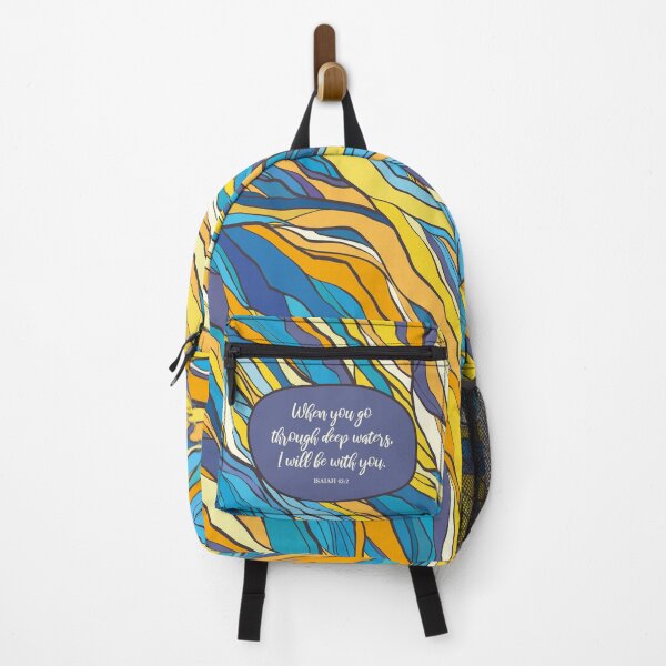 Item preview, When you go through deep waters, I will be with you. - Isaiah 43:2 designed and sold by StudioCitrine.