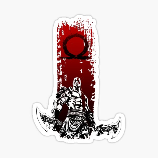 Vista previa del artículo con la obra «Dios de la guerra», diseñado y vendido por sparklyboss.