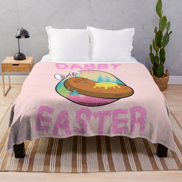 Item preview, Dabby Easter-Funny Stoner Cartoon-Baked Potato Doing Dabs from a Dab Rig-Tie Dye Easter Egg designed and sold by YomeHayin.