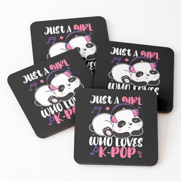Item preview, Just A Girl Who Loves K-Pop Panda designed and sold by caintati.