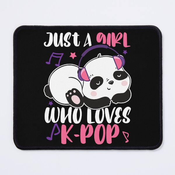 Item preview, Just A Girl Who Loves K-Pop Panda designed and sold by caintati.