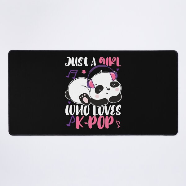Item preview, Just A Girl Who Loves K-Pop Panda designed and sold by caintati.