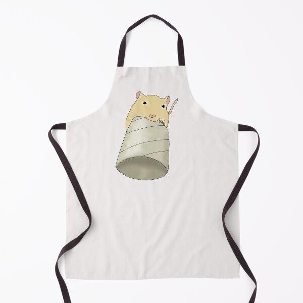 Item preview, Cute golden gerbil eating toilet roll designed and sold by Becky-Marie.