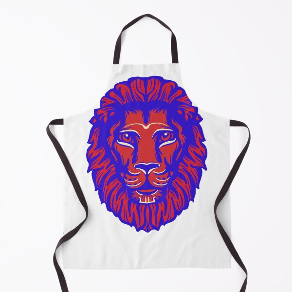 Item preview, Red & blue Lion face decorative design designed and sold by Shailendra Singh.