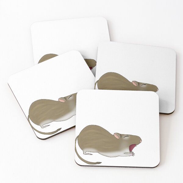 Item preview, Cute Yawning brown Gerbil designed and sold by Becky-Marie.