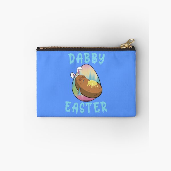Item preview, Dabby Easter-Funny Stoner Cartoon-Baked Potato Doing Dabs from a Dab Rig-Tie Dye Easter Egg designed and sold by YomeHayin.