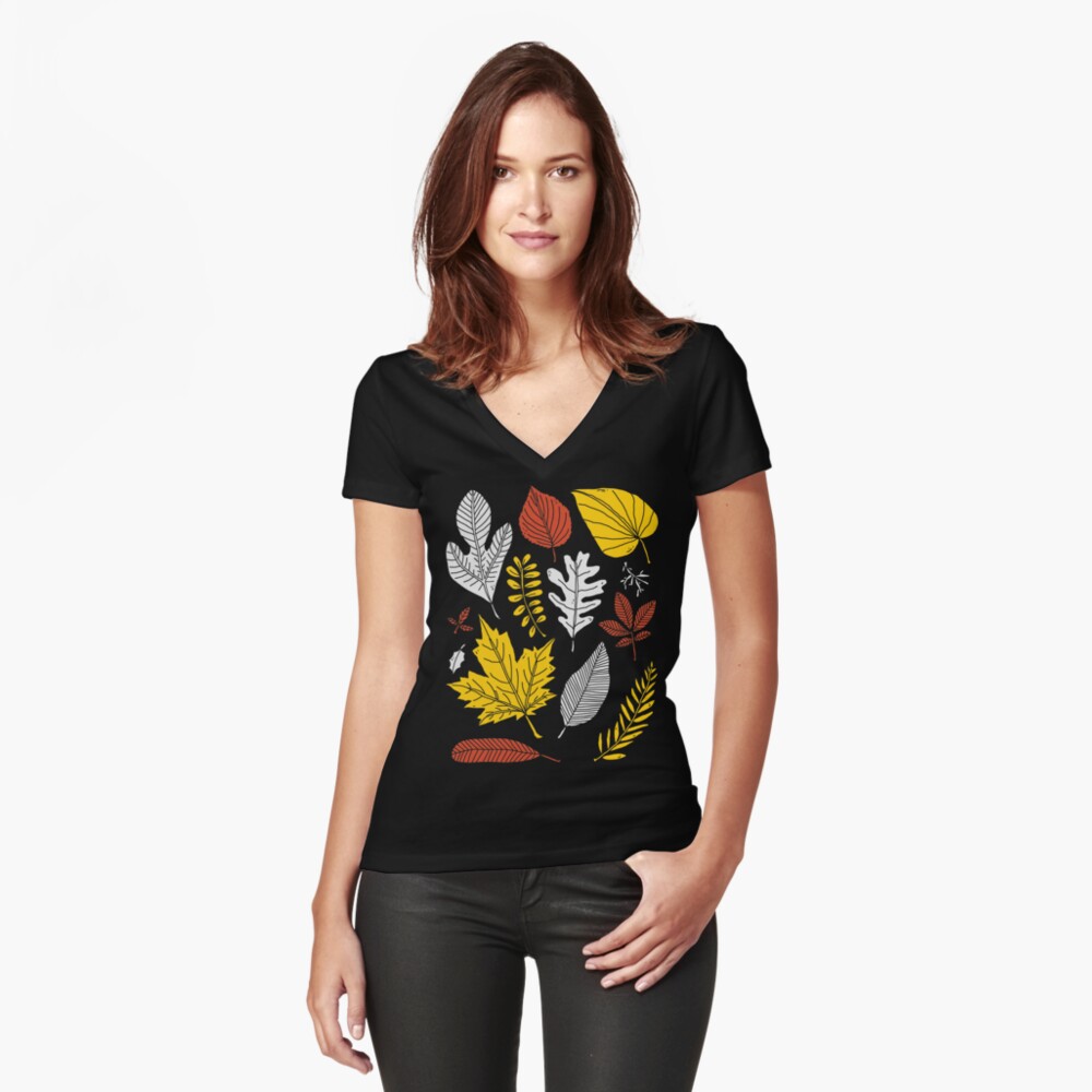 Item preview, Fitted V-Neck T-Shirt designed and sold by RonanLynam.