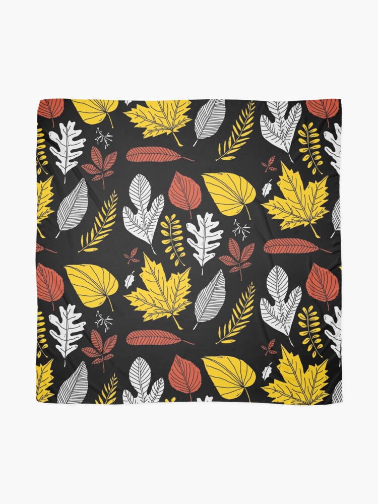 Thumbnail 2 of 3, Scarf, Leaves designed and sold by RonanLynam.