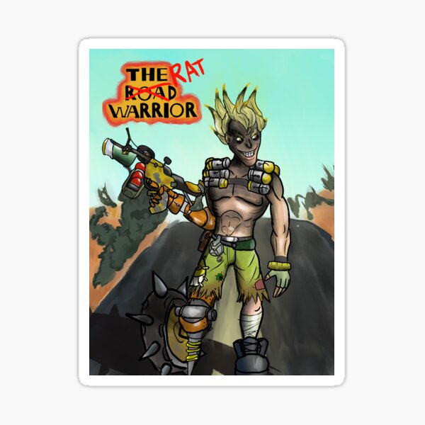 The Rat Warrior Sticker