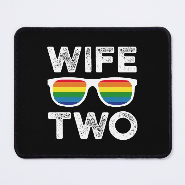 Item preview, LGBT Flag Rainbow Pride Wife Two Valentines Day designed and sold by GreenFarm2022.