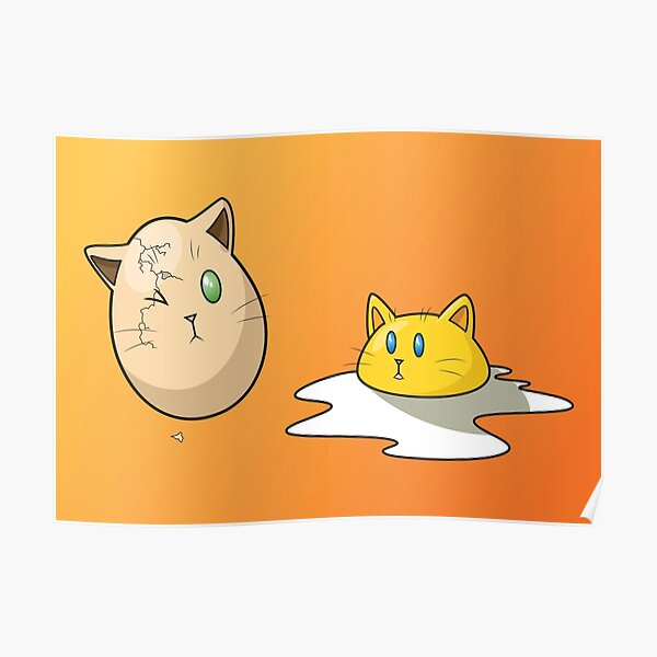 Egg Cats Poster