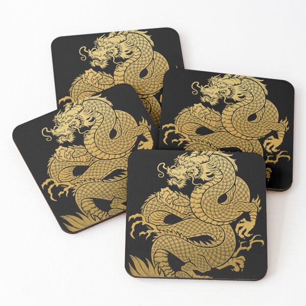 Item preview, Dragon d&x27;or asiatique traditionnel . essentiel designed and sold by feyhnvfeijoo.