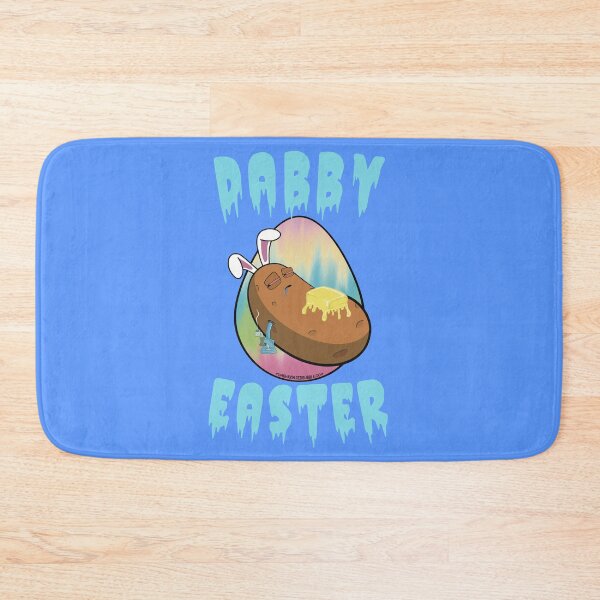 Item preview, Dabby Easter-Funny Stoner Cartoon-Baked Potato Doing Dabs from a Dab Rig-Tie Dye Easter Egg designed and sold by YomeHayin.