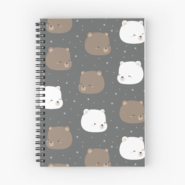 Item preview, Bear and Polar Bear cartoon doodle faces. designed and sold by Kanchan1987.