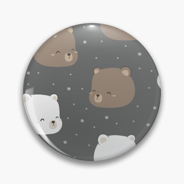 Item preview, Bear and Polar Bear cartoon doodle faces. designed and sold by Kanchan1987.