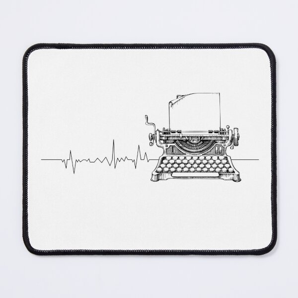 Item preview, Journalist Fiction Writer Writing Vintage Typewriter designed and sold by The Junto Shop.