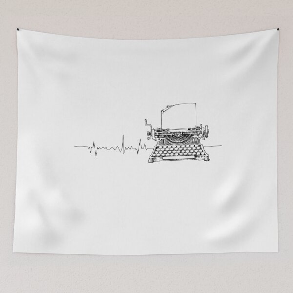 Item preview, Journalist Fiction Writer Writing Vintage Typewriter  designed and sold by The Junto Shop.