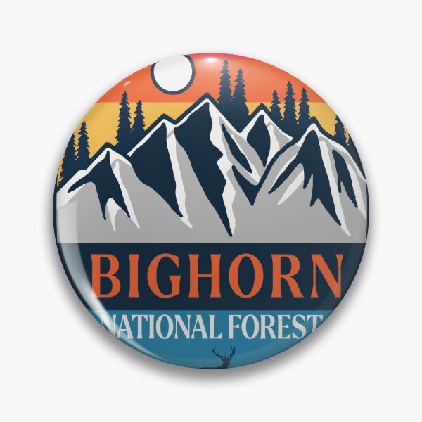 Item preview, Bighorn national forest-Vintage designed and sold by Nature-mark.