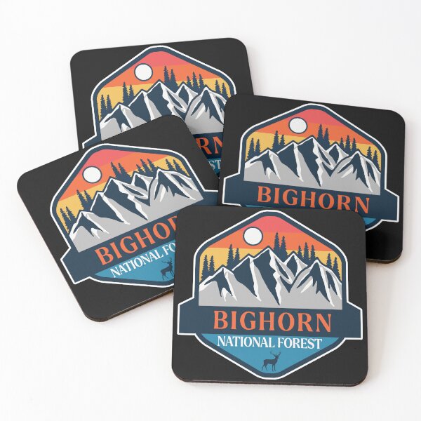 Item preview, Bighorn national forest-Vintage designed and sold by Nature-mark.