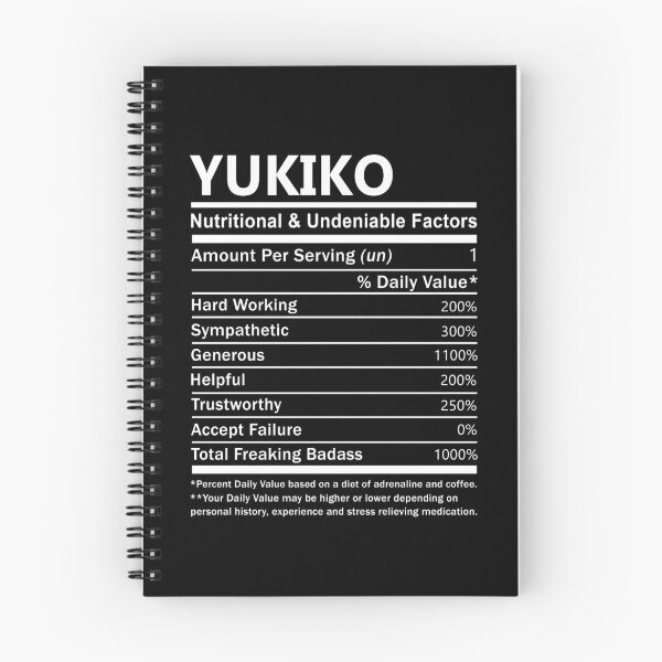 Item preview, Yukiko Name T Shirt - Yukiko Nutritional And Undeniable Factors Gift Item Tee designed and sold by gabridunc4.