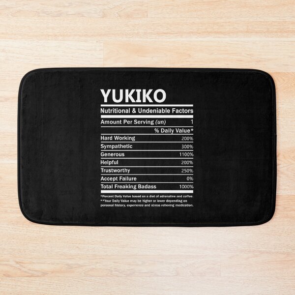 Item preview, Yukiko Name T Shirt - Yukiko Nutritional And Undeniable Factors Gift Item Tee designed and sold by gabridunc4.