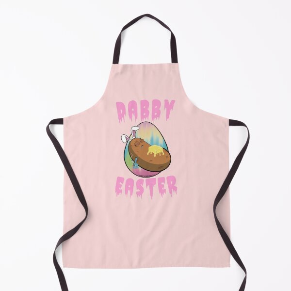 Item preview, Dabby Easter-Funny Stoner Cartoon-Baked Potato Doing Dabs from a Dab Rig-Tie Dye Easter Egg designed and sold by YomeHayin.