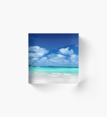 Island Paradise - Tropical Horizon Series Acrylic Block