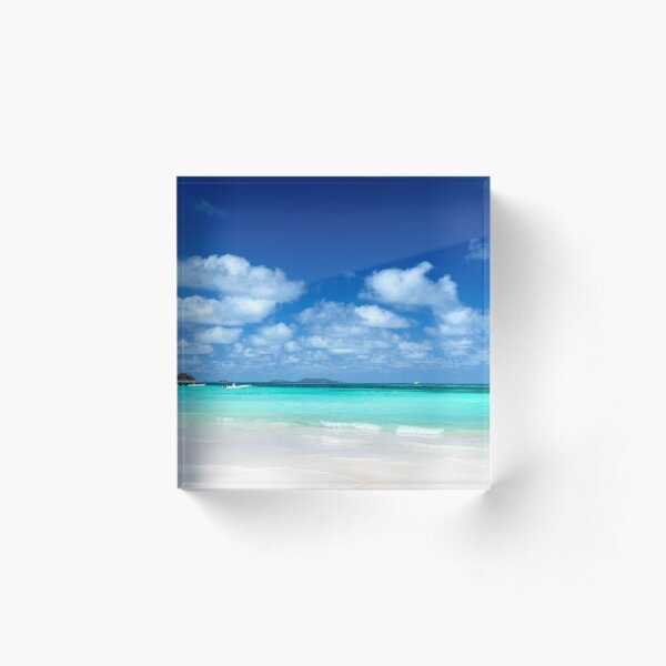 Island Paradise - Tropical Horizon Series Acrylic Block