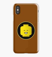 MINIFIG HAPPY FACE iPhone Case/Skin