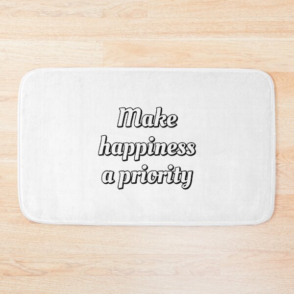 Item preview, Make Happiness A Priority - positive affirmations designed and sold by Inspirationmotivation.