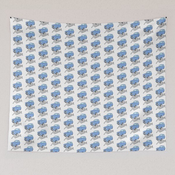 Item preview, Austin A35 - Standard, Iris Blue designed and sold by Adamasage.