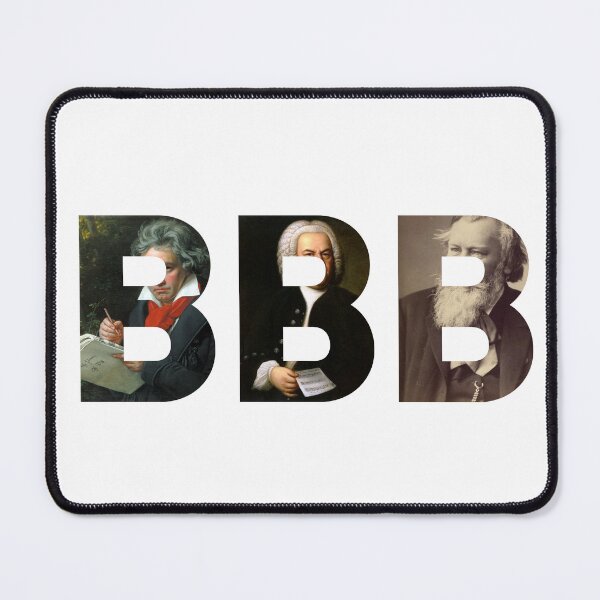 Artikelvorschau, 3B Komponisten (Beethoven, Bach, Brahms) entworfen und verkauft von Musicianst0re.