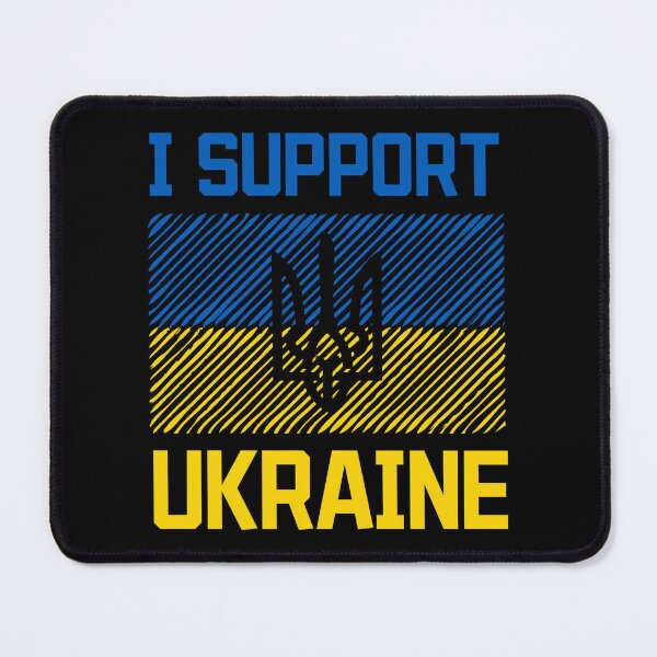 Item preview, I Support Ukraine Ukrainian Flag designed and sold by designbychow.