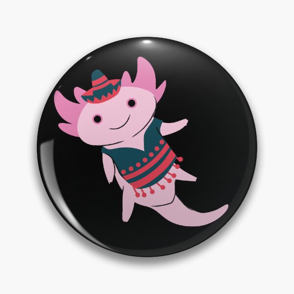 Item preview, Lindo Axolotl en estilo Cinco de Mayo designed and sold by Nilima Bano ⭐⭐⭐⭐.