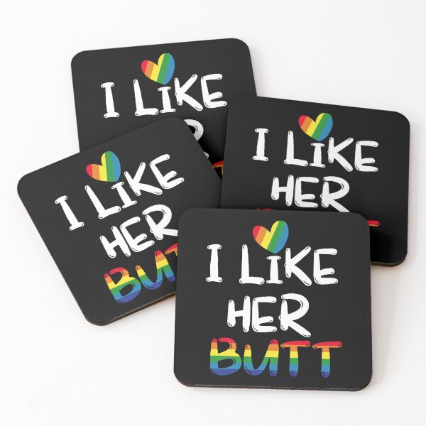 Item preview, LGBT Lesbian Matching I Like Her Butt Funny designed and sold by GreenFarm2022.