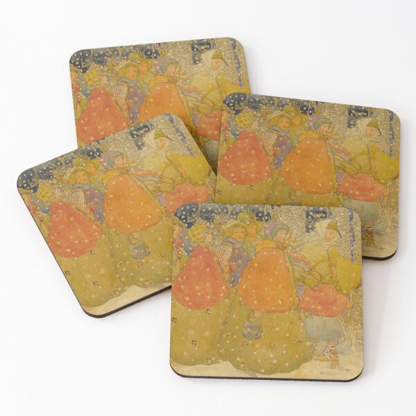 Item preview, Vintage Christmas Carolers by Annie French designed and sold by IliaLobell.