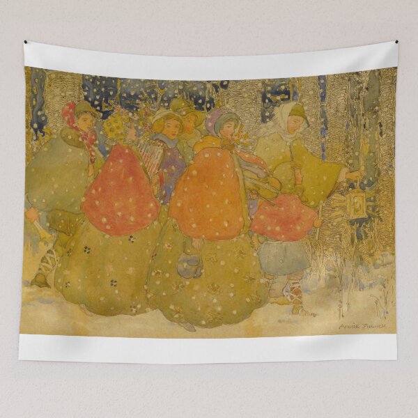 Item preview, Vintage Christmas Carolers by Annie French designed and sold by IliaLobell.