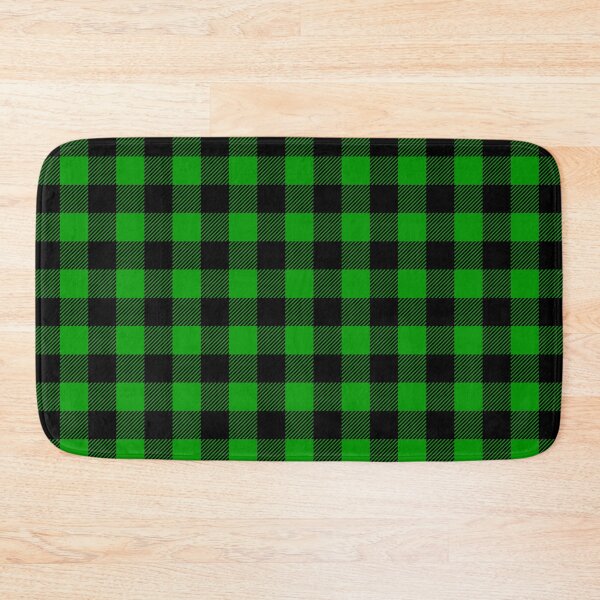 Item preview, Green and Black Buffalo Plaid designed and sold by not-just-a-fad.
