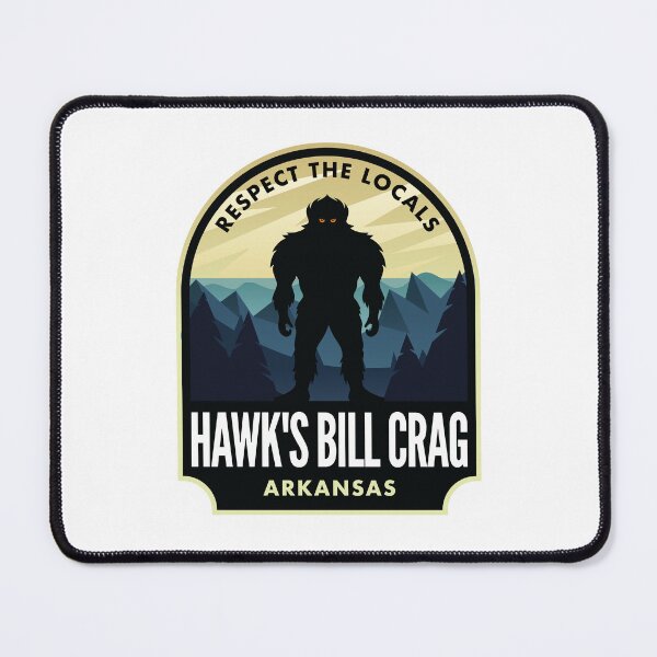 Item preview, Hawks Bill Crag Arkansas Bigfoot Sasquatch designed and sold by HalpinDesign.
