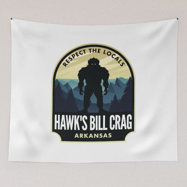 Item preview, Hawks Bill Crag Arkansas Bigfoot Sasquatch designed and sold by HalpinDesign.