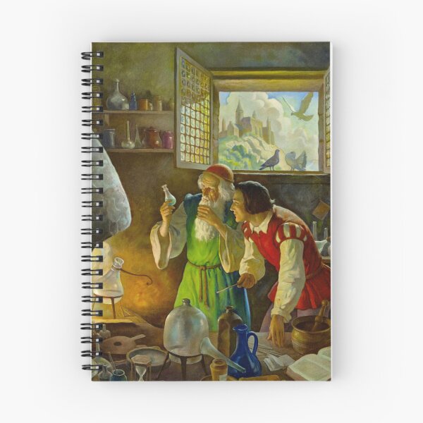 Item preview, Vintage The Alchemist by N.C. Wyeth designed and sold by IliaLobell.
