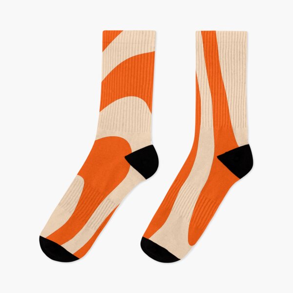 Item preview, Deep Orange Groovy Zebra Liquid Stripes Design designed and sold by patternsoup.
