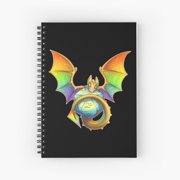 Aperçu de l'œuvre Dragon de dés arc-en-ciel. classique créée et vendue par feyhnvfeijoo.