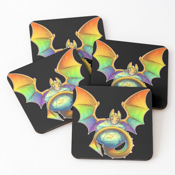 Item preview, Dragon de dés arc-en-ciel . classique designed and sold by feyhnvfeijoo.