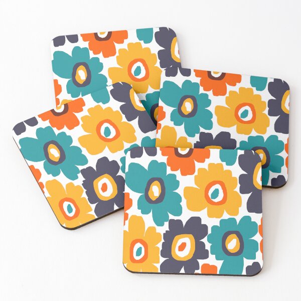 Item preview, Colorful Modern Scandinavian Floral Pattern #1 designed and sold by Deutschic.