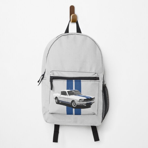 Item preview, Classic American Muscle Car With Vertical Blue Stripes designed and sold by ApexFibers.