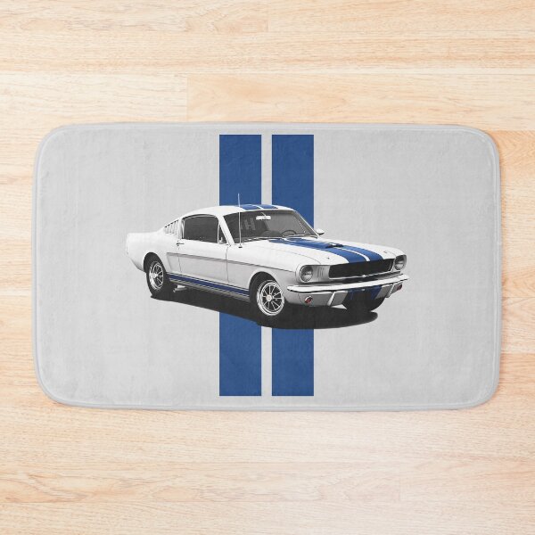 Item preview, Classic American Muscle Car With Vertical Blue Stripes designed and sold by ApexFibers.