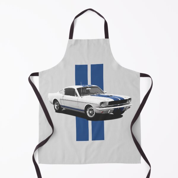 Item preview, Classic American Muscle Car With Vertical Blue Stripes designed and sold by ApexFibers.